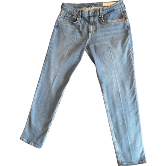 Rag & Bone Dre Low-Rise Slim Boyfriend Jeans, Size 31, "Quartz" Wash - Picture 10 of 11